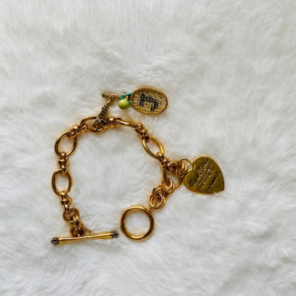 Juicy Couture Charm Bracelet Gold